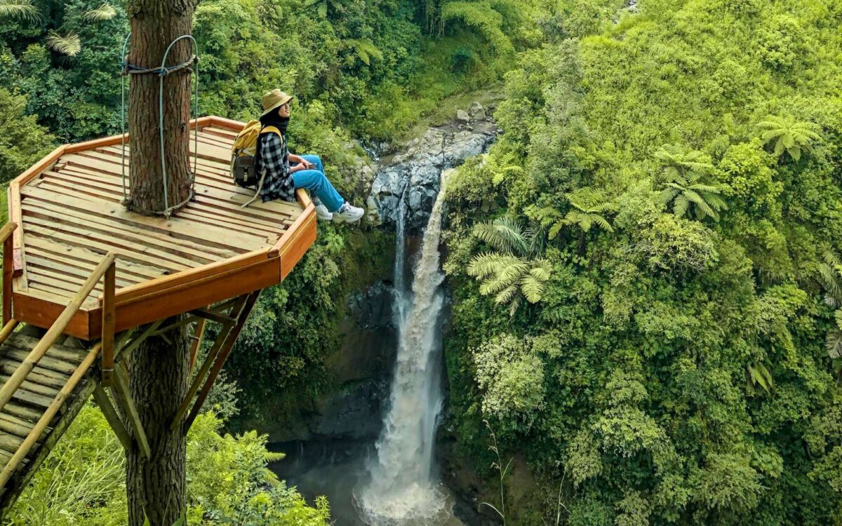 gardu pandang air terjun kedung kayang magelang