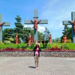 Area taman wisata iman bertemakan penyaliban kristus