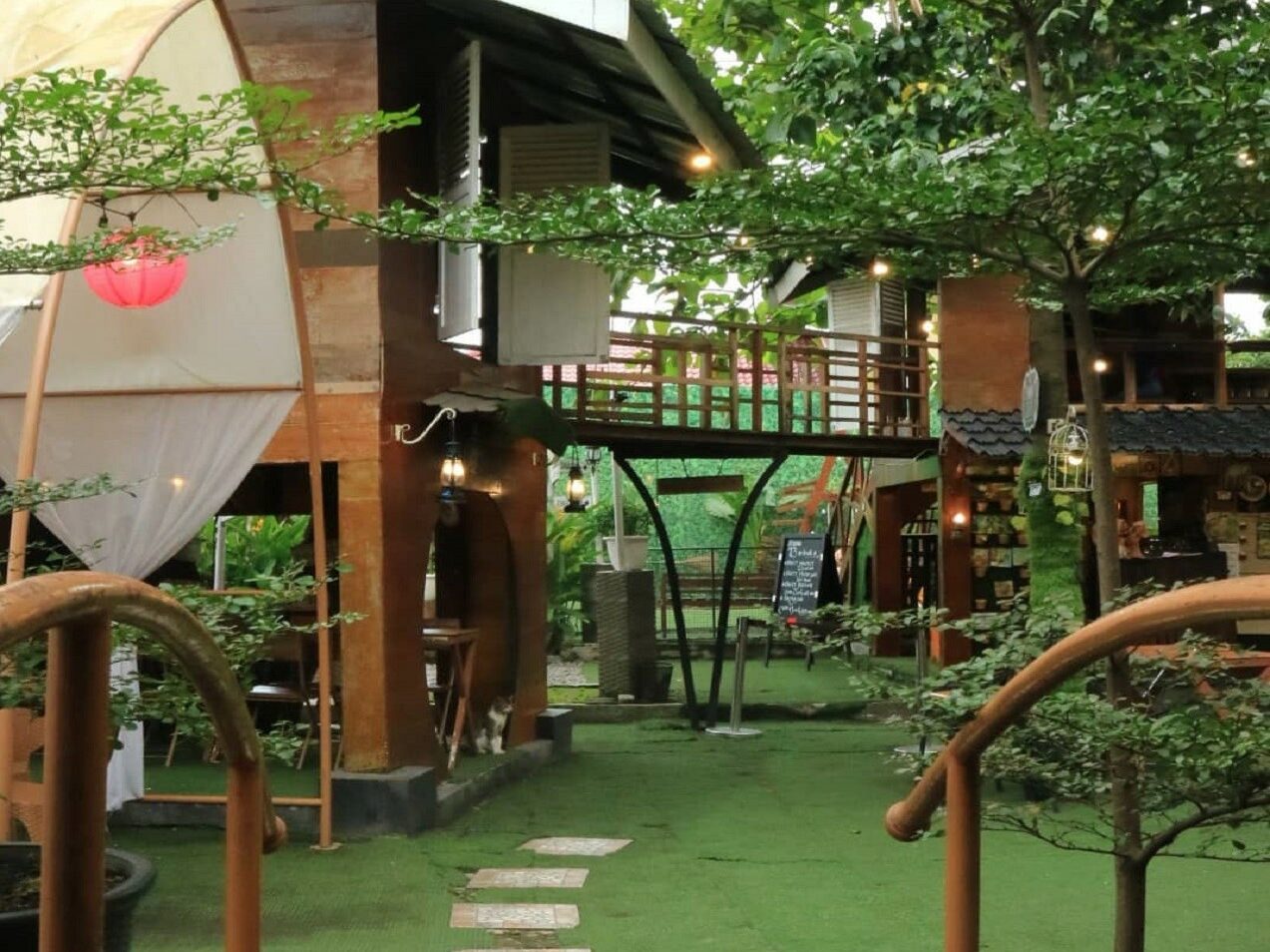 Taman Selfie Binjai Sumatera Utara mengusung konsep taman outdoor yang dekat dengan alam - tamanselfie