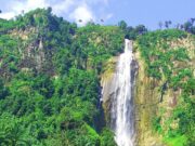 Keindahan bentang alam perbukitan air terjun ponot asahan