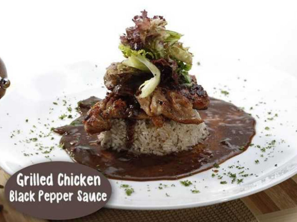 Grilled Chicken Black Pepper Sauce