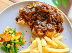 Chicken Fried Steak With Gravy & Fries Fat Bubble