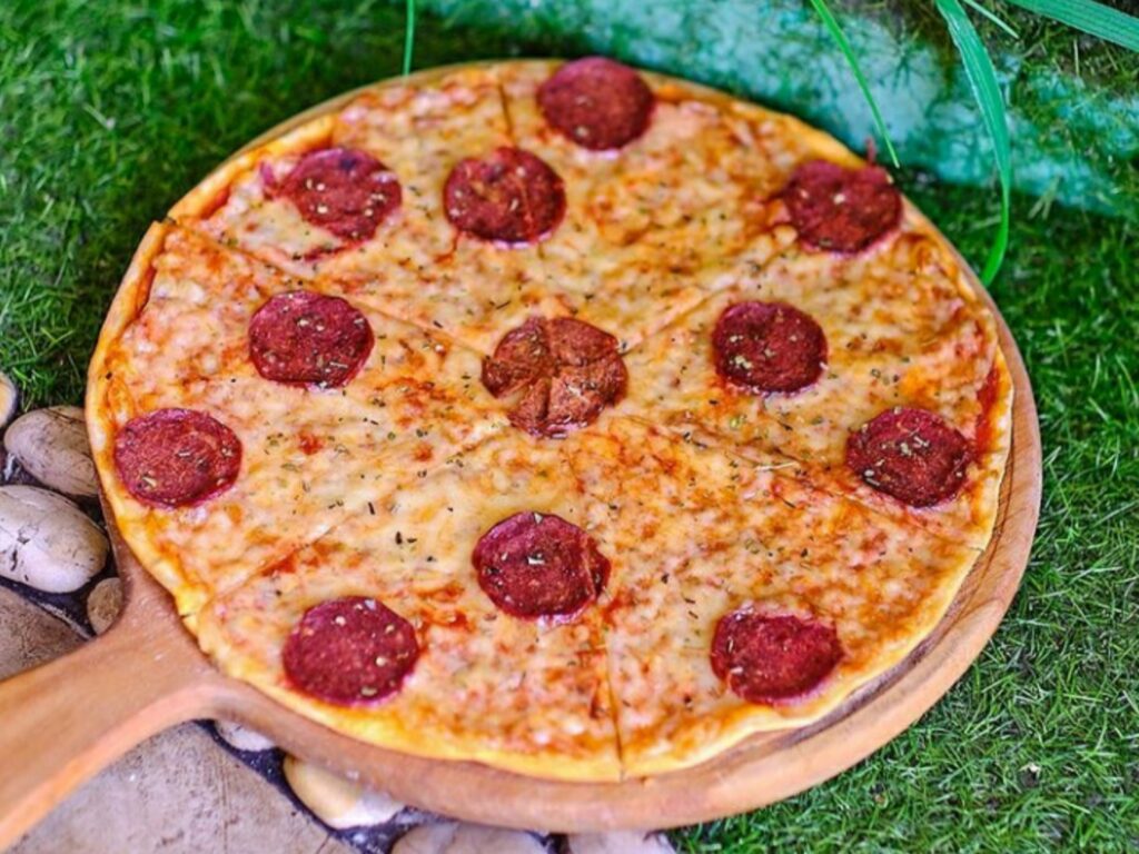 Pizza Pepperoni Fat Bubble