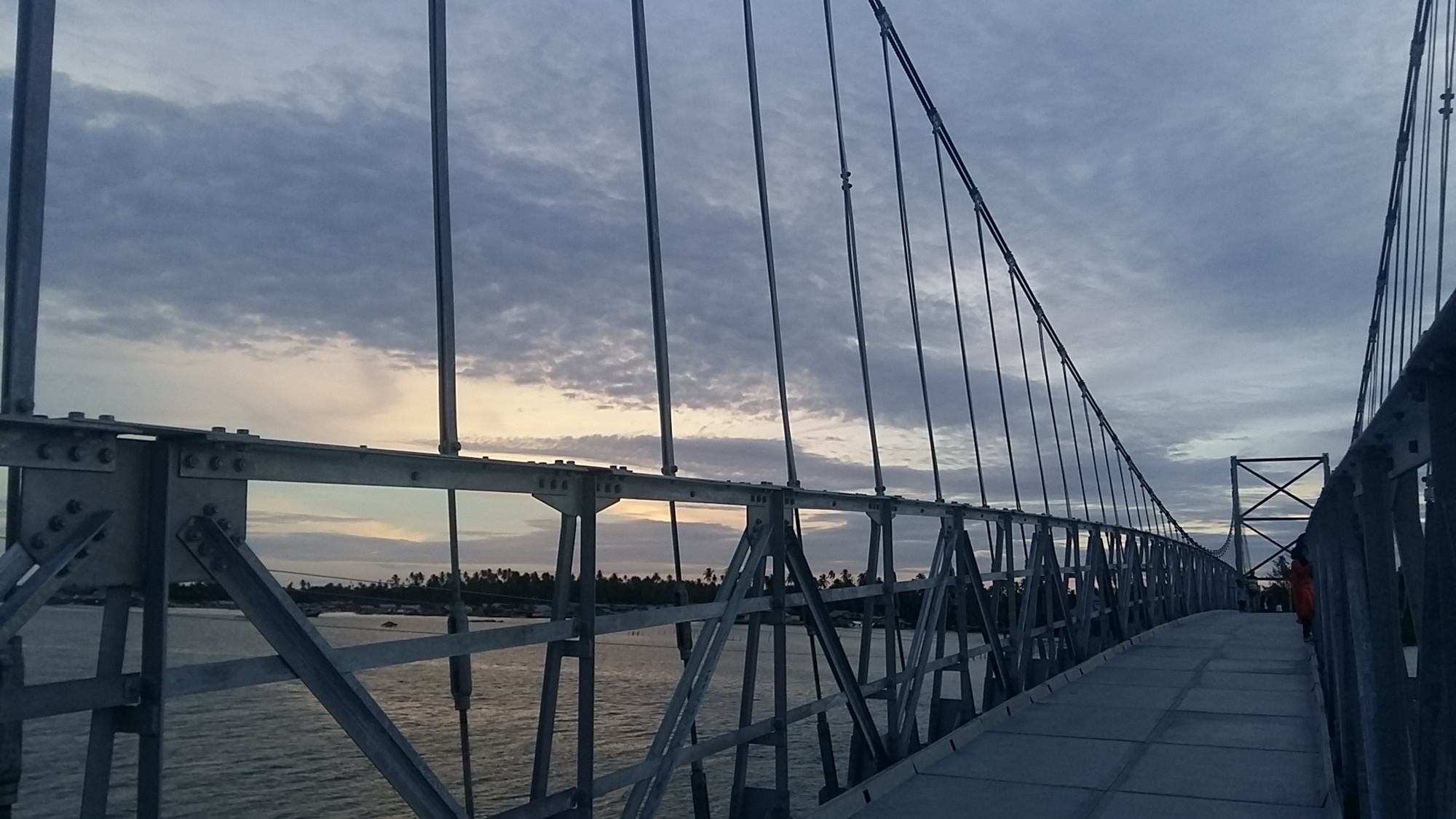 Jembatan penghubung Pulau Balai dan Pulau Ujung Batu