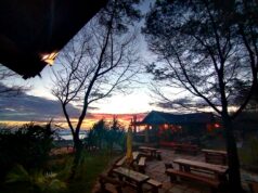 Sunset di Cafe Maha Corner Pulau Kapuk