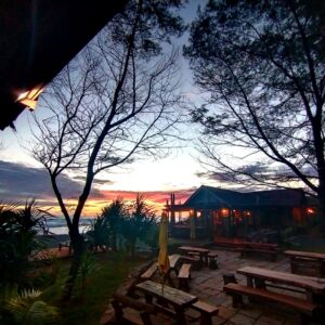 Sunset di Cafe Maha Corner Pulau Kapuk