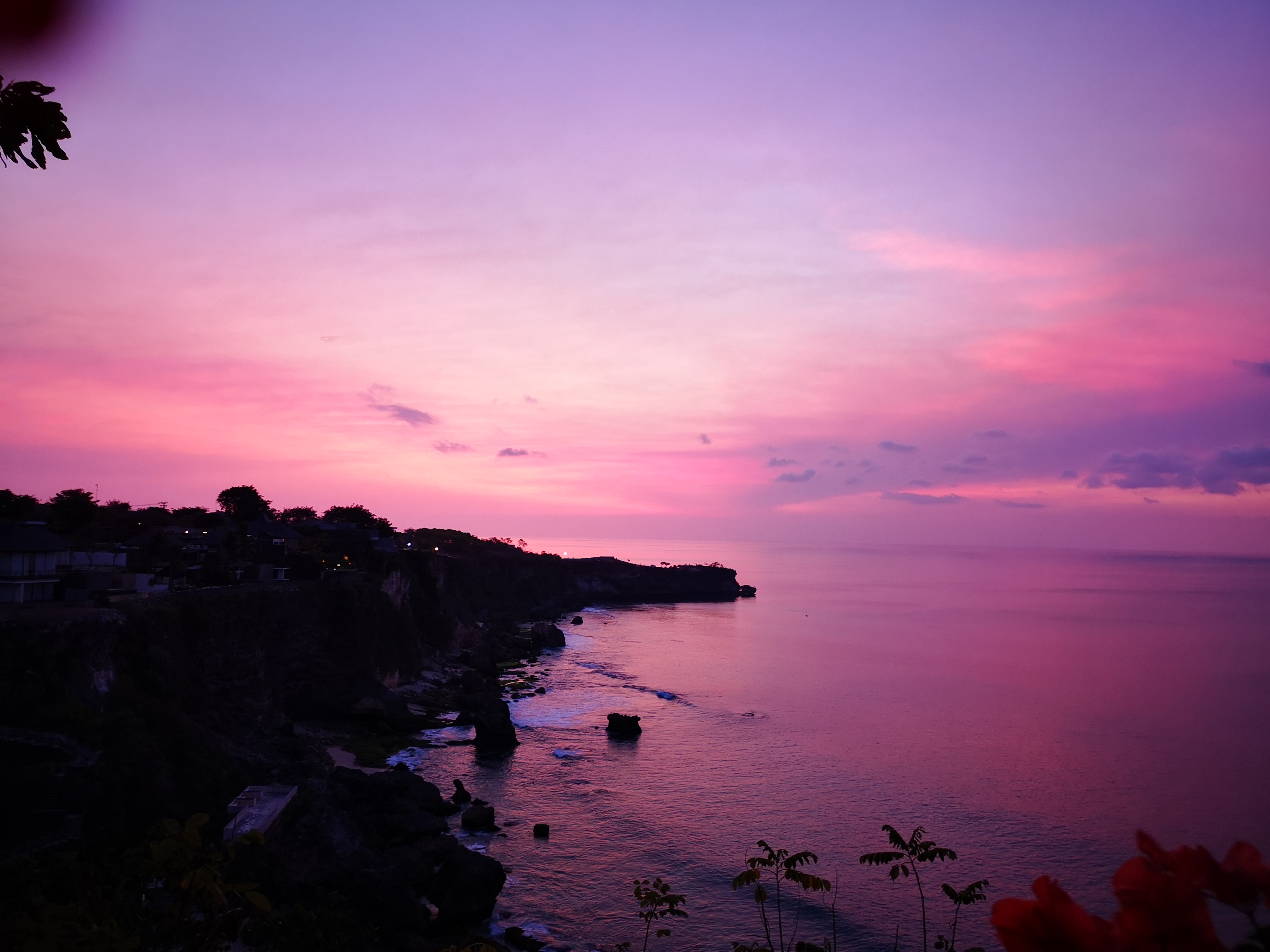 Pemandangan Sunset Di Pantai Bali
