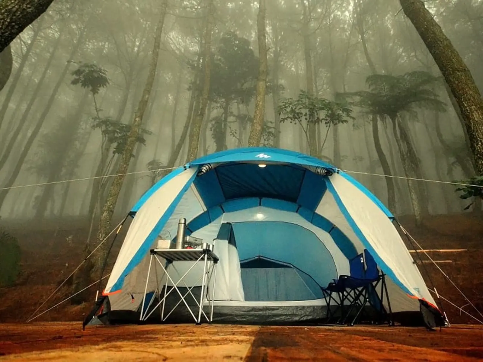 Salah satu tenda di Talaga Surian Taman Nasional Gunung Ciremai