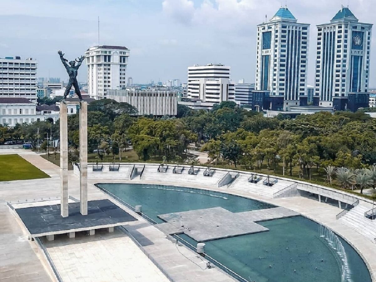 Lapangan Banteng yang berlokasi di Jakarta