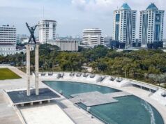 Lapangan Banteng yang berlokasi di Jakarta