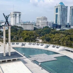Lapangan Banteng yang berlokasi di Jakarta