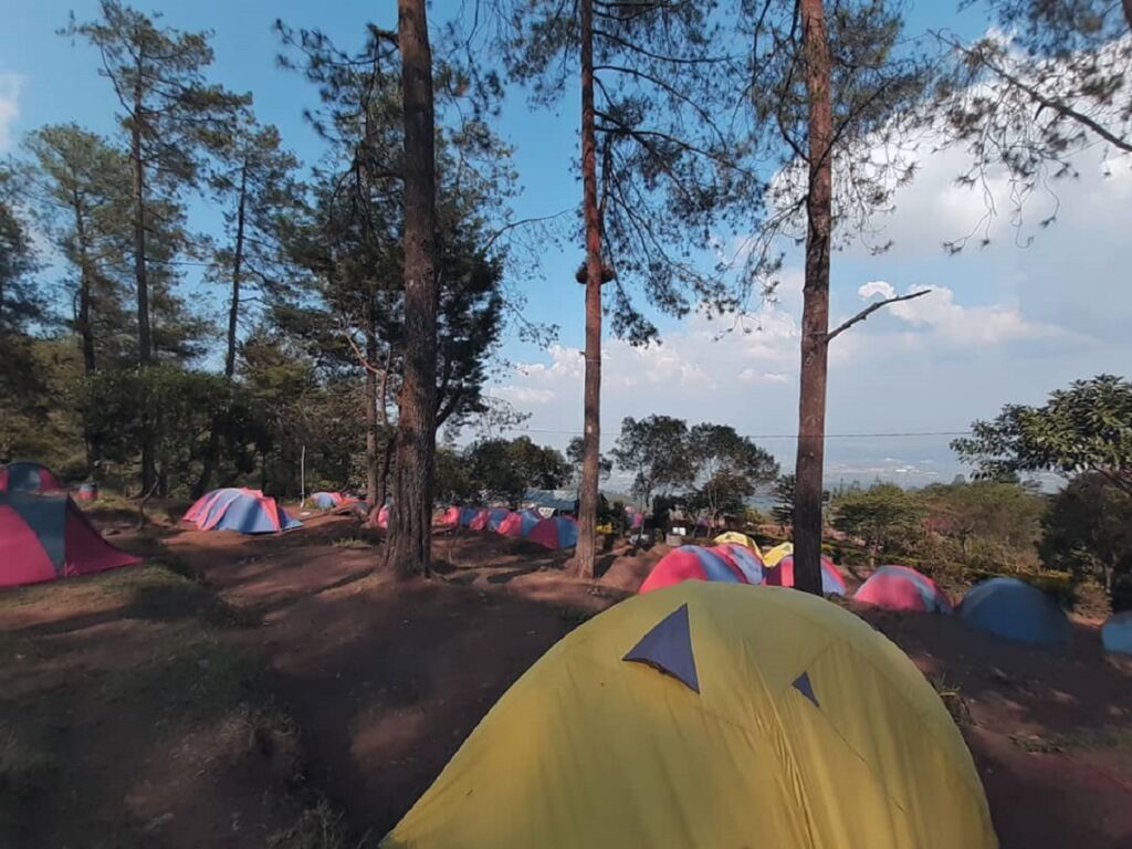 Sewa tenda untuk berkemah di Mawar Camp