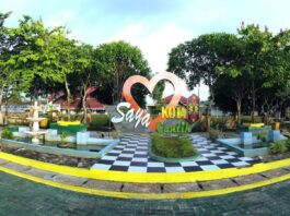 Taman dengan banyak spot menarik