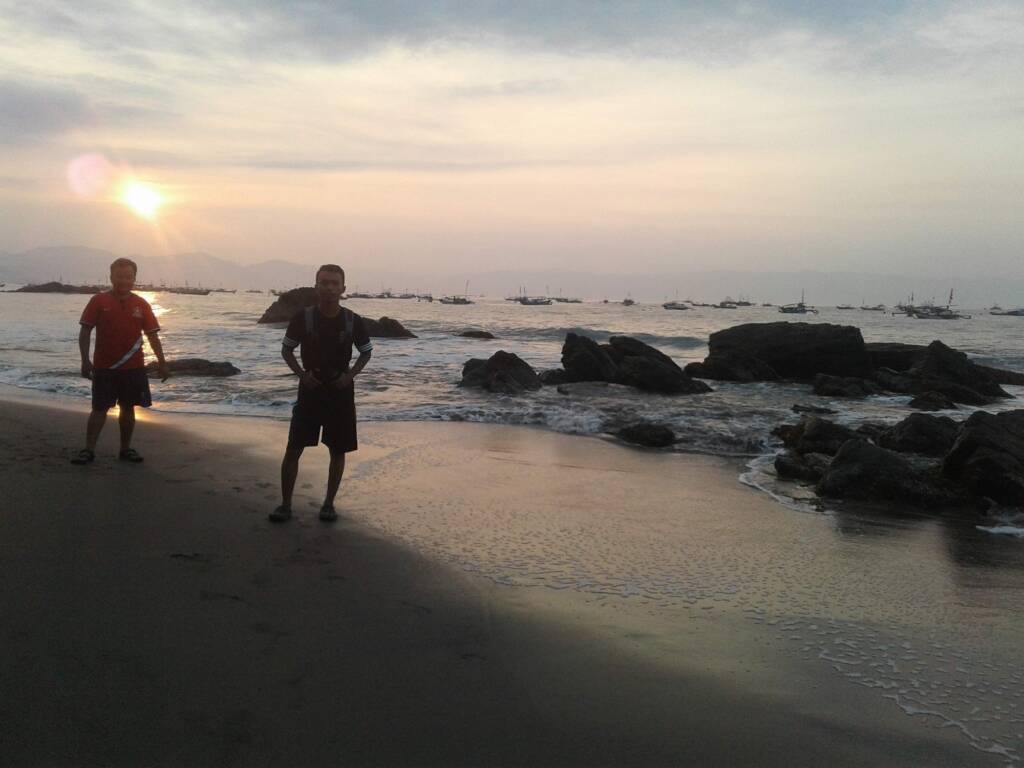 Senja di Pantai Cibangban