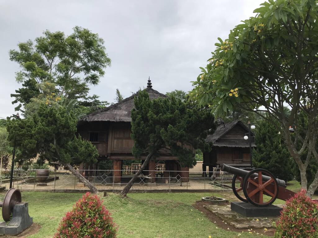 Rumah Adat Lampung di Halaman Museum
