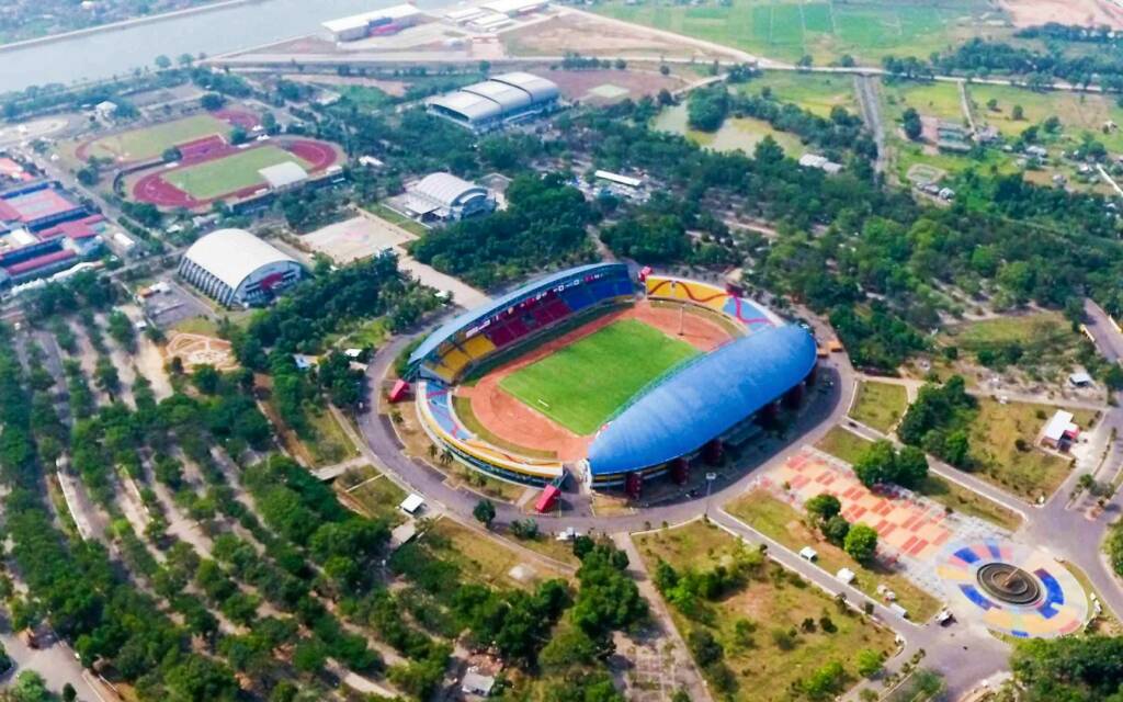 Pemandangan Stadion Jakabaring 