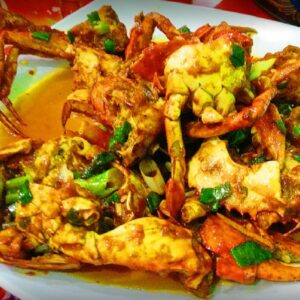 Kepiting Saus Padang yang menjadi favorit di Mas Gondrong Seafood