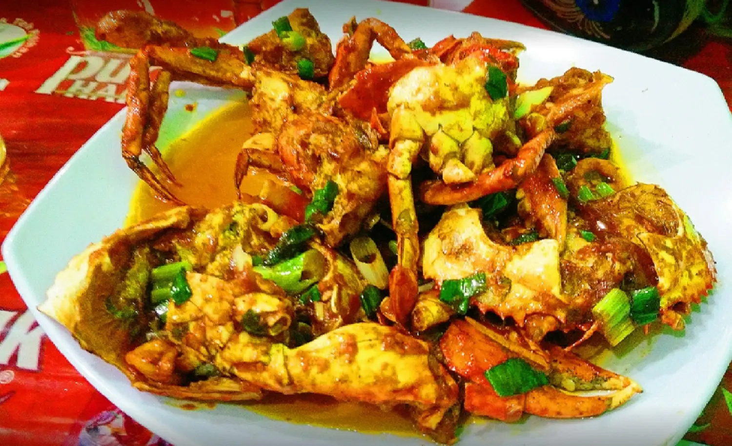 Kepiting Saus Padang yang menjadi favorit di Mas Gondrong Seafood