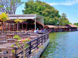 Suasana di Restoran Kampung Laut Semarang