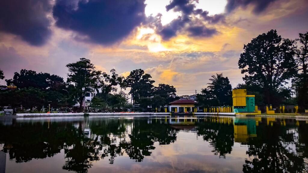 Taman Sri Deli menjadi salah satu tempat liburan murah meriah di Kota Medan