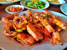 pilihan menu udang di Bandar Djakarta Bekasi