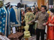 Kunjungan Iriana Jokowi ke Giriloyo Batik Village