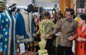 Kunjungan Iriana Jokowi ke Giriloyo Batik Village