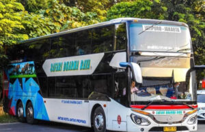 Bus Safari Dharma Raya executive class yang gagah. Sumber: Instagram/Safaridharmaraya.