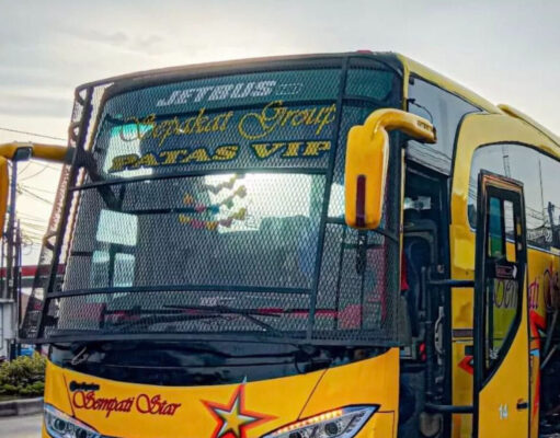 Bus Sempati Star nampak premium. Sumber: Gmpas/Pool Bus & Loket Sempati Star.