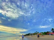 Suasana senja di Pantai Kayu Aya Bali