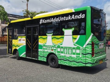 Bus Trans Banjar dengan desain modern dan futuristik di Kalimantan Selatan. Sumber: Gmaps/ Terminal KM 06.