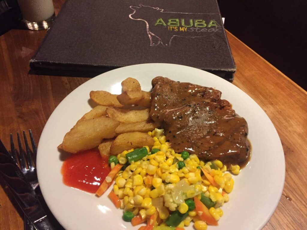Menu Abuba Steak Tenderloin New Zealand 