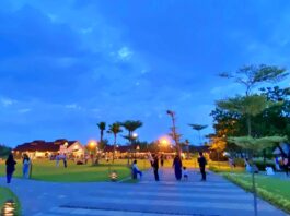 Graha Natura Park ada lake, Rustic Market, Cafe, harga tiket masuk gratis