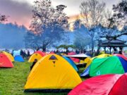 Suasana camping Ranu Regulo Lumajang