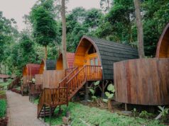 Tipe Penginapan Rumah Kayu dan glamping di The Soemo Hills Pacet