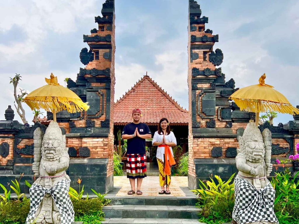 Dekorasi unik ala Bali di Candramaya Klaten
