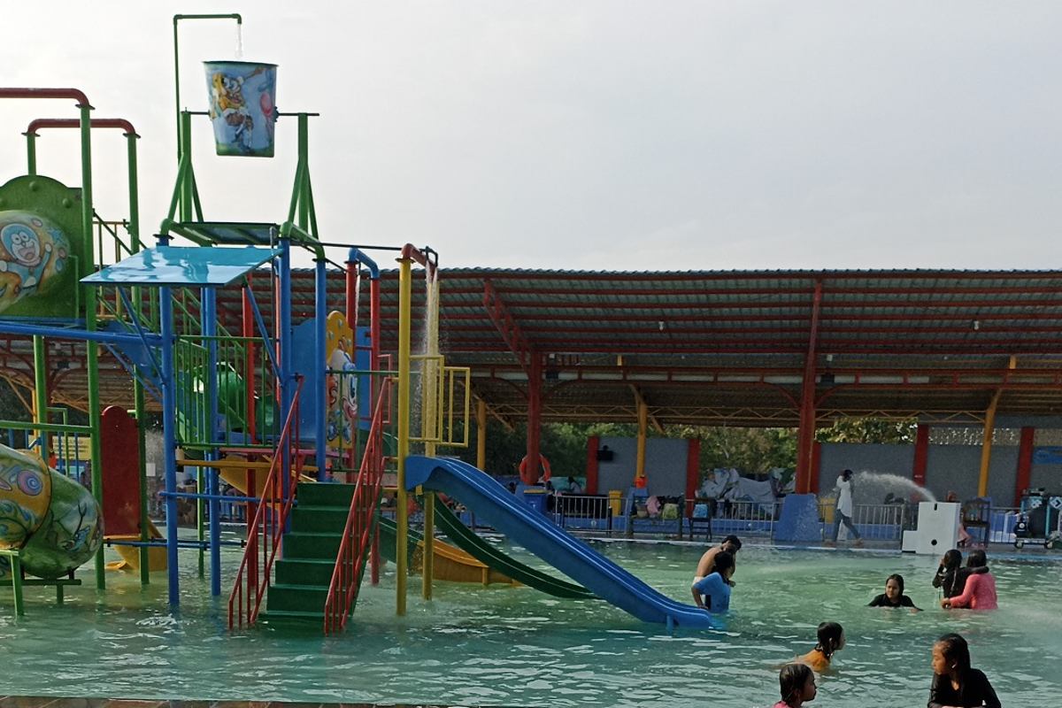 Kolam renang anak di Sampang Waterpark