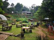 Area makan dan playground Kampung Konservasi Rimbun