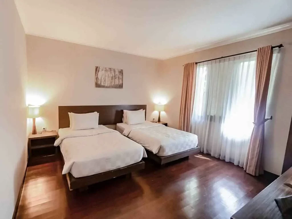 Tipe kamar di Lembang Asri Resort