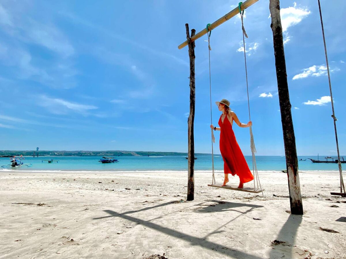 Pemandangan Tuban Beach yang memanjakan mata