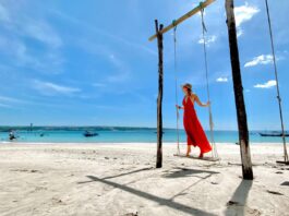 Pemandangan Tuban Beach yang memanjakan mata