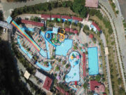 area Green Valley Waterpark terlihat dari atas