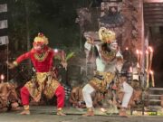 Pertunjukan tari Bali di Agung Rai Museum of Art