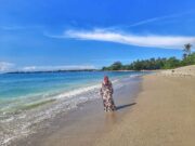 Pesona Pantai Daplangu yang berpasir putih kecoklatan