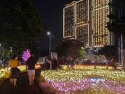 Sakura Park Aeon Mall cocok untuk rekreasi di malam minggu