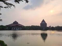 Suasana sore di Danau Kenangan UI