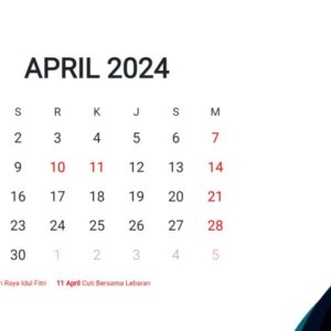 Jadwal Libur lebaran dan cuti bersama tahun 2024