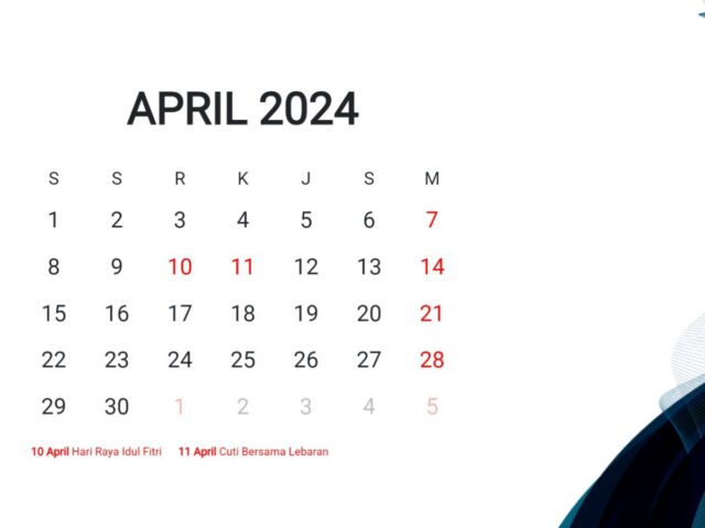 Jadwal Libur lebaran dan cuti bersama tahun 2024